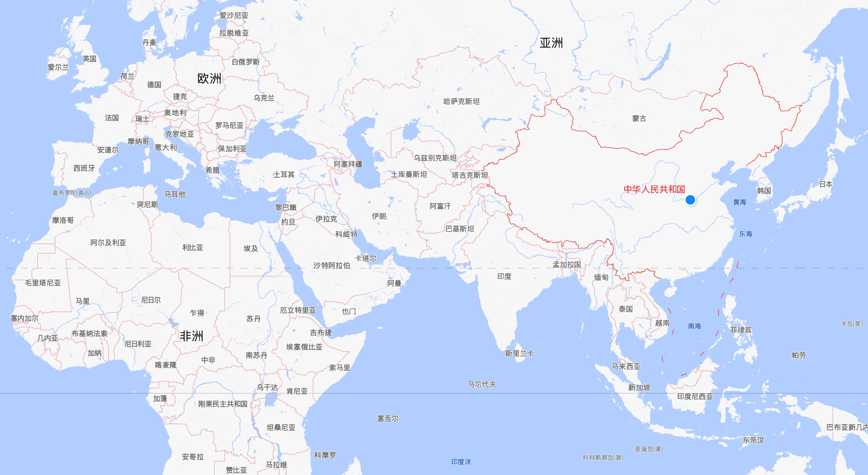 全球交付中心分布地图